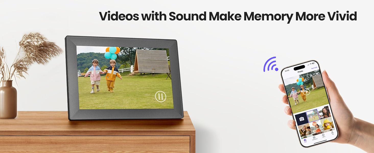 Digital picture frame wifi samrt Eletric photo frame Uhale 10.1 inch