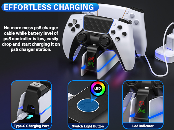 playstation 5 controller charger