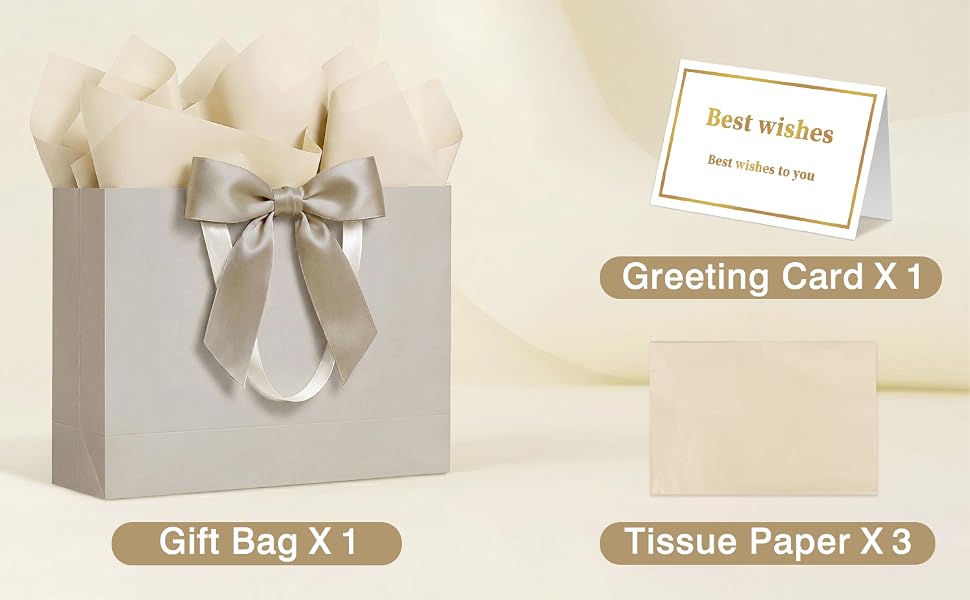 gift bag with tissue paper