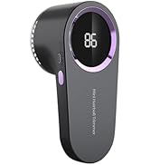 Fabric Shaver With 6-Leaf Blades - 5W Lint and Fuzz Remover for Clothing, Sweaters, and Furniture...