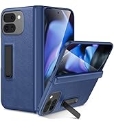 Ruky for Google Pixel 9 Pro Fold Case with Hinge Protection, Full Body Case with Built-in Kicksta...
