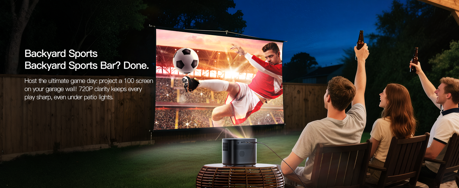 projector 1080p HD home theater outdoor movie portable projectors mini small video projector