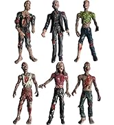 PowerTRC Toy Zombie Action Figures with Movable and Detachable Joints | Mini Zombie Figurines | G...