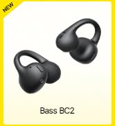 Baseus Bass Open Ear Earbuds Clip-On Headphones, Cloud-Soft Comfort for Wear, Hi-Res Audio with P...