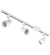 East Grove Home Luma Collection 3-Light 48in Field Cuttable LED Track Lighting Kit with 3 E26 Bas...