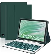 XCHYTECHER Keyboard Case for Fire HD 10/10 Plus 2021/2023 10.1 inch (11/13th Gen),Recharga...