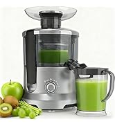 Simple Deluxe Centrifugal Juicer Machines, 500W Centrifugal Juicer Extractor with 2" Feed Chute f...
