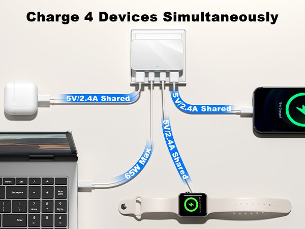 Charge 4 Devices Simultaneously