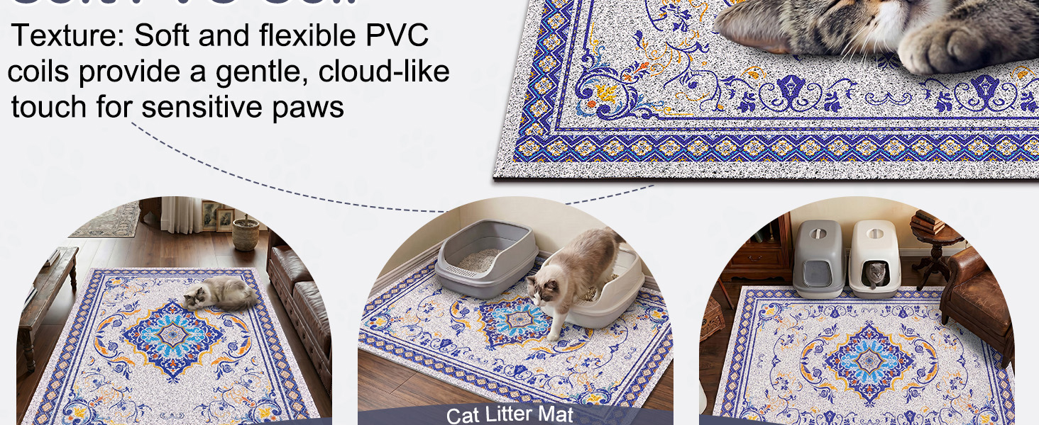 cat liter mat