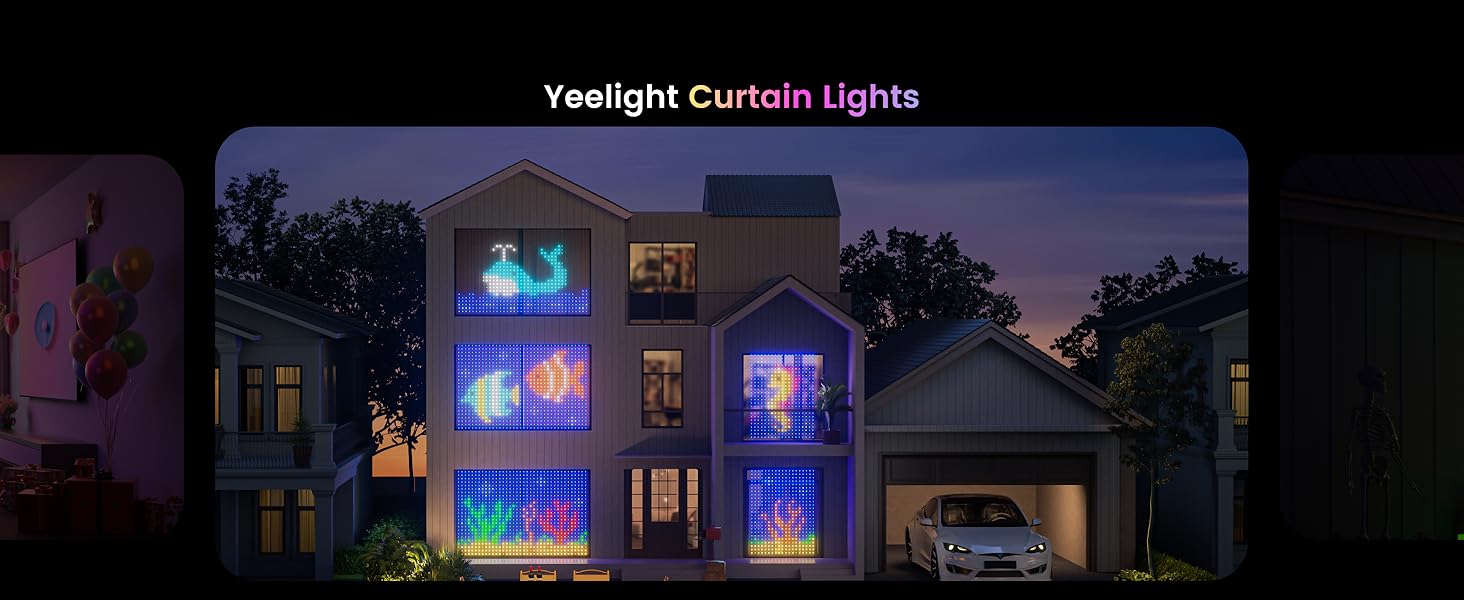 Smart Curtain Light for Christmas/Halloween/New Year