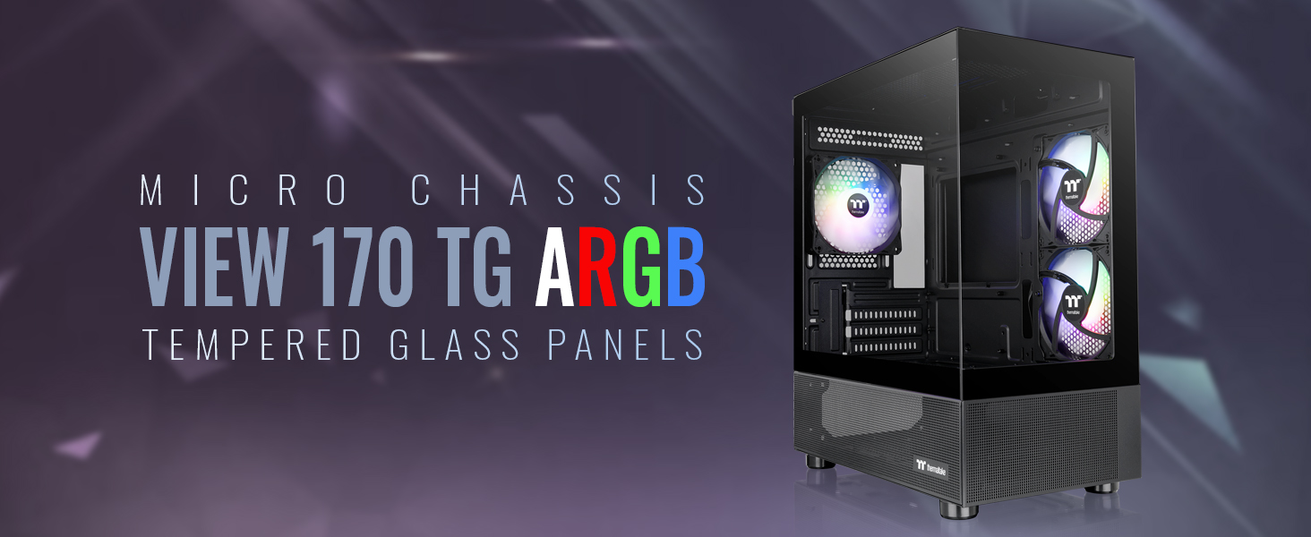 View 170 TG ARGB Micro Chassis