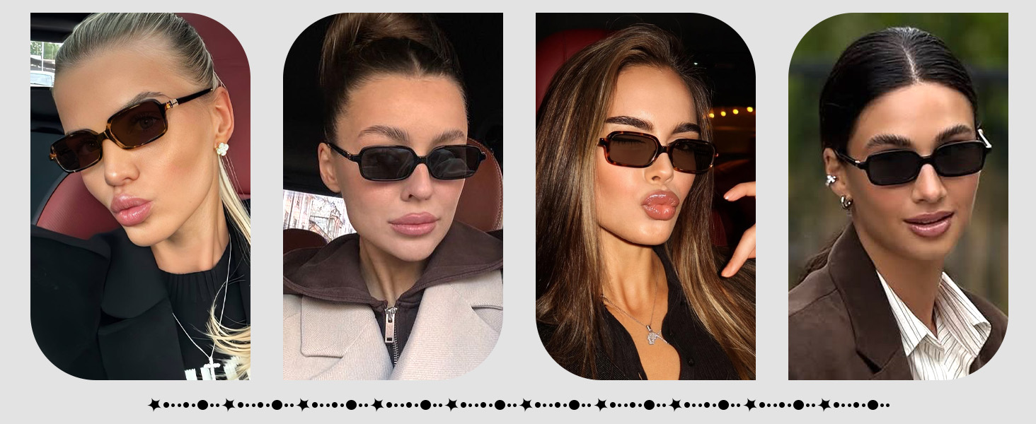 Small rectangle sunglasses