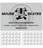 TALONGAMES 48 Dot Mouse Skates Universal for Cloth Mousepads, 6mm, High Durability, Lasting Perfo...