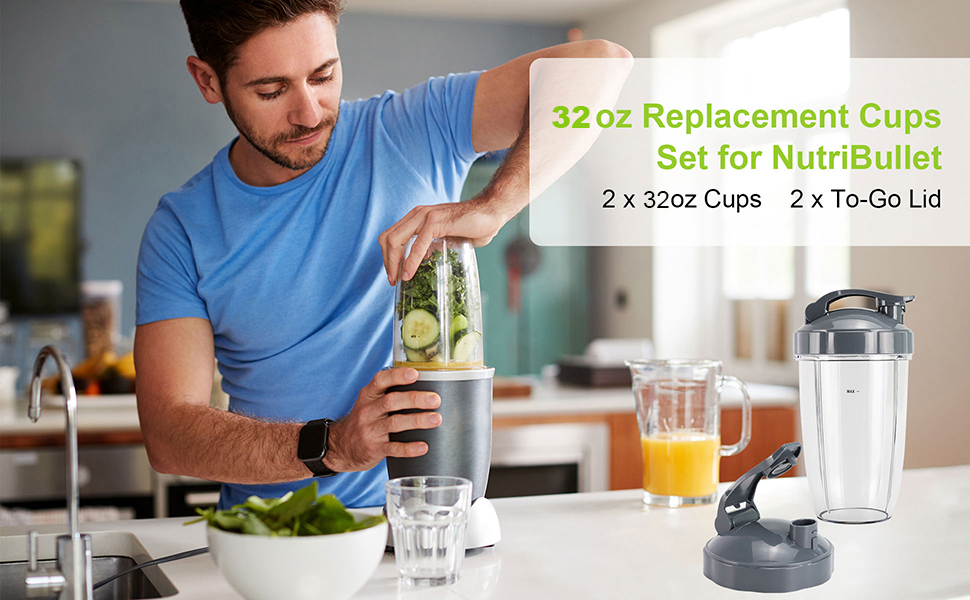 nutribullet blender cups 32oz