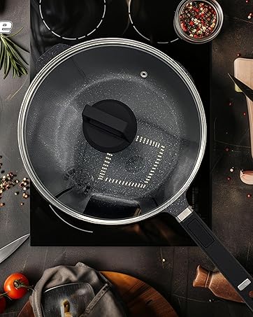 fry pan with lid