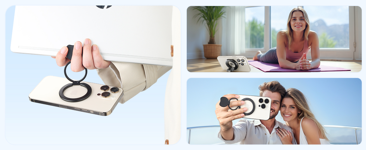 magnetic phone grip holder