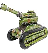 Toddmomy Army Tank Foil Balloons Camouflage Party Balloon Construction Balloons Inflatable Balloo...