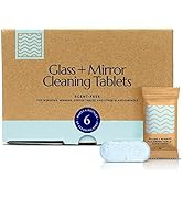 Cleanomic - Glass and Mirror Cleaning Tablets (6 Pack) - All-Purpose Multi-Surface Household Clea...