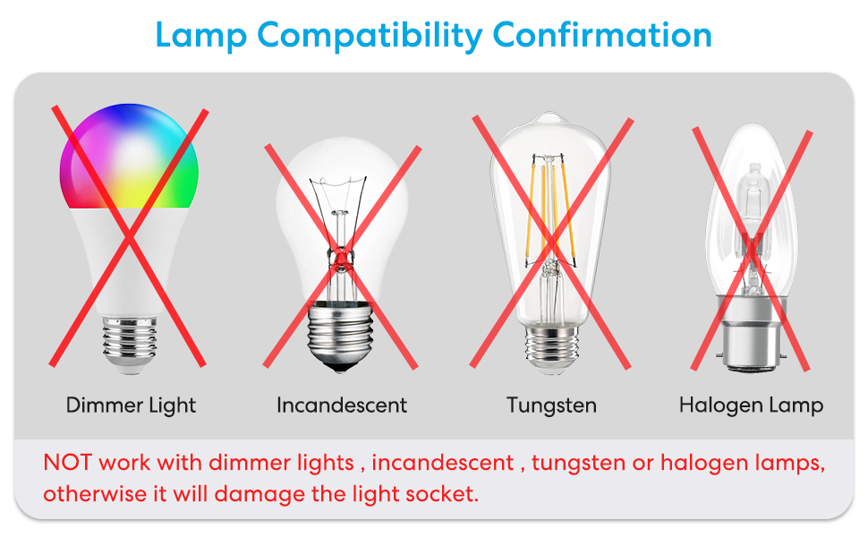 Lamp compatibility confirmation