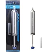 KeenWise DS-352 Solder Sucker: No-Clog Aluminum Desoldering Pump, Extra Heat-Resistant Nozzles, H...