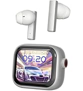 Yworlln NE40 AI Translation Earbuds in Real Time, Language Translator Headphones with LCD Touch S...