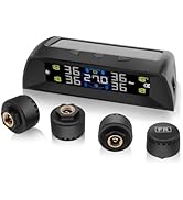 Liwogi 2025 Upgraded Tire Pressure Monitoring System with in-Car Temperature Real-Time Monitoring...
