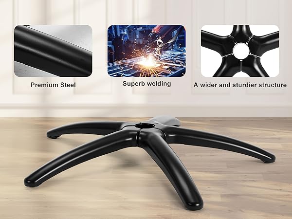 rolling base with casters