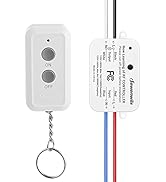 DEWENWILS Wireless Light Switch and Receiver Kit, No in-Wall Wiring Required, Remote Control Swit...