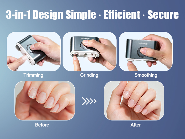 electric toenail clipper for thick nails