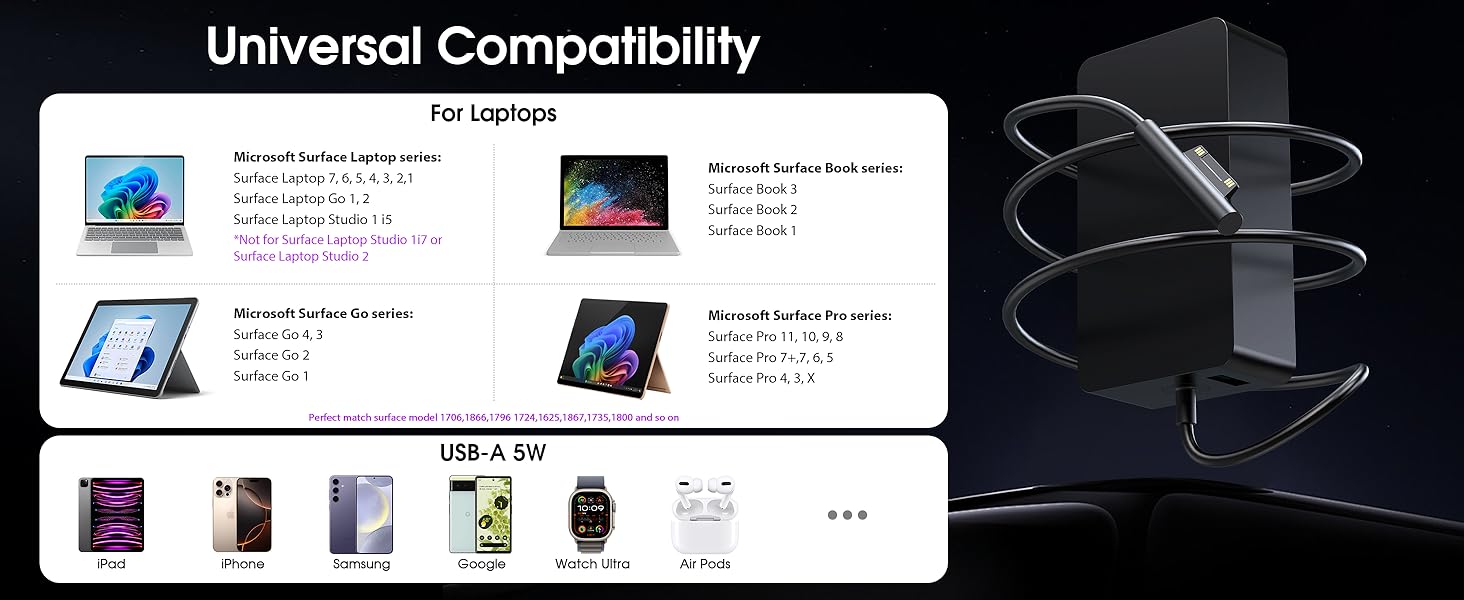 microsoft laptop charger