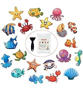 Secopad Non Slip Bathtub Stickers, 20 Large Sea Adhesive Kids Anti Slip Decal Threads for Shower ...