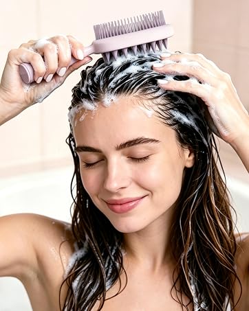 hair shampoo brush for washing hair