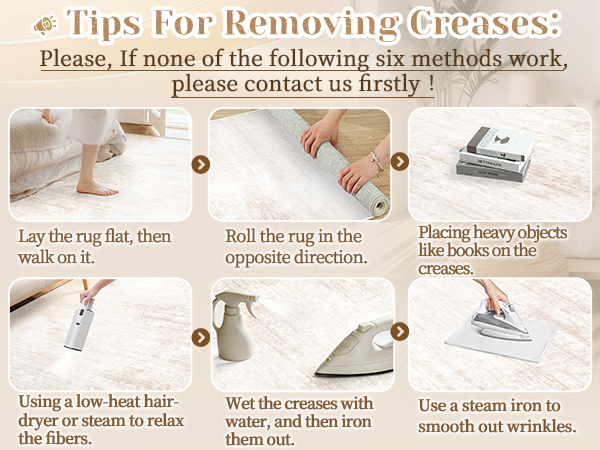 Remove Rug Creases