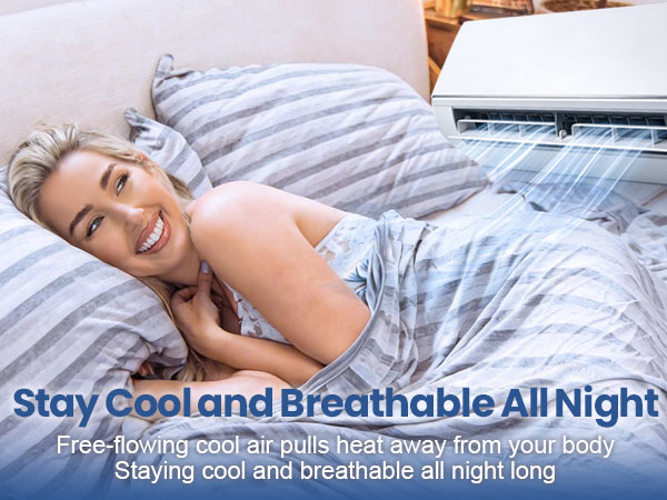 Cooling Striped Blanket