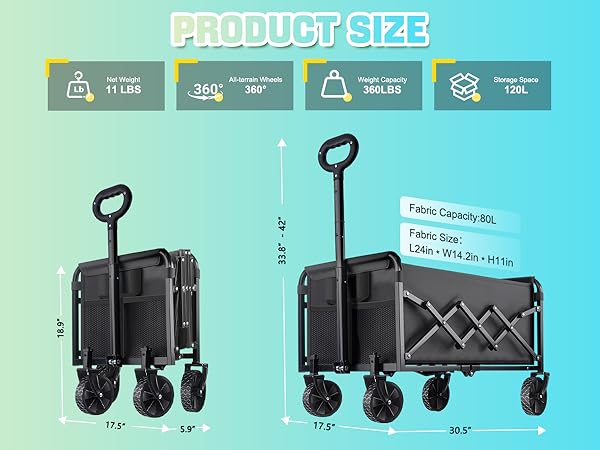 Foldable Wagon Carts