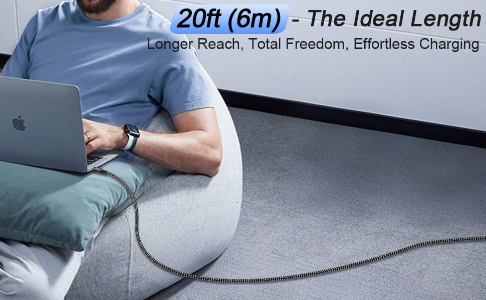20 foot usb c cable