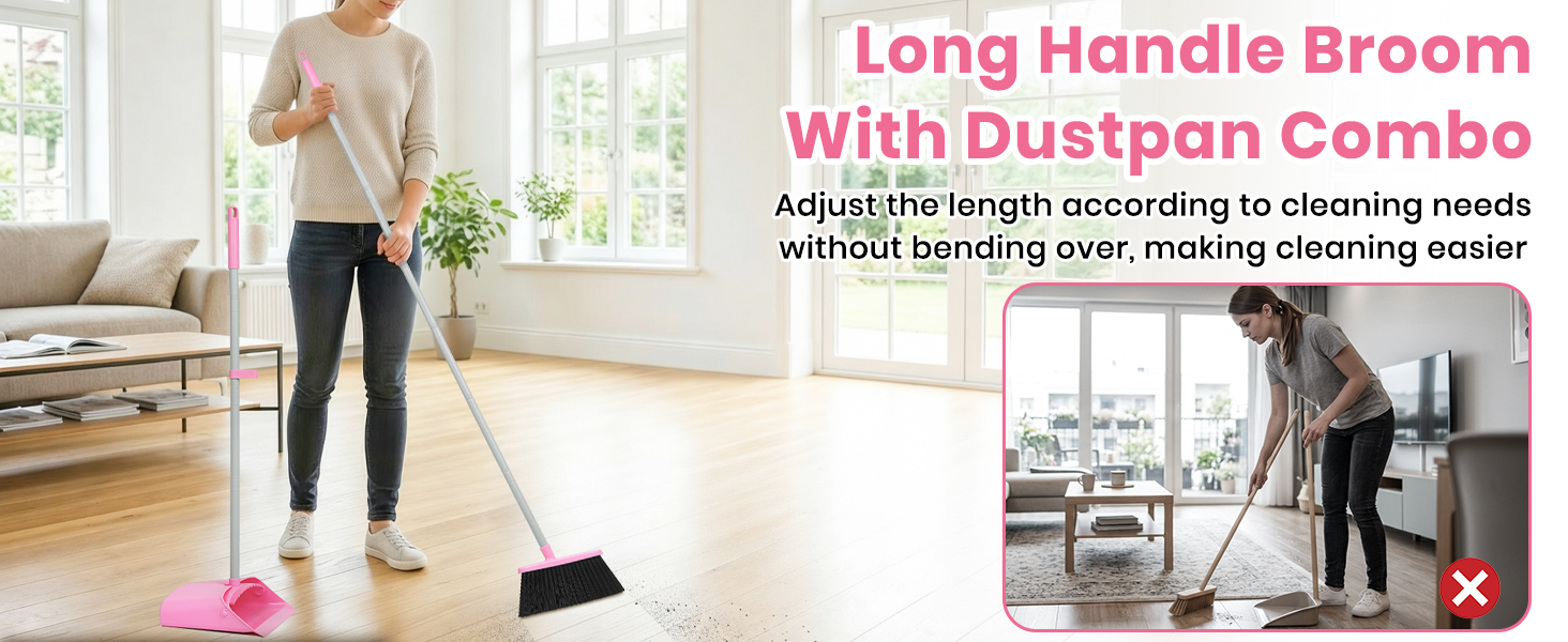 broom and dustpan set