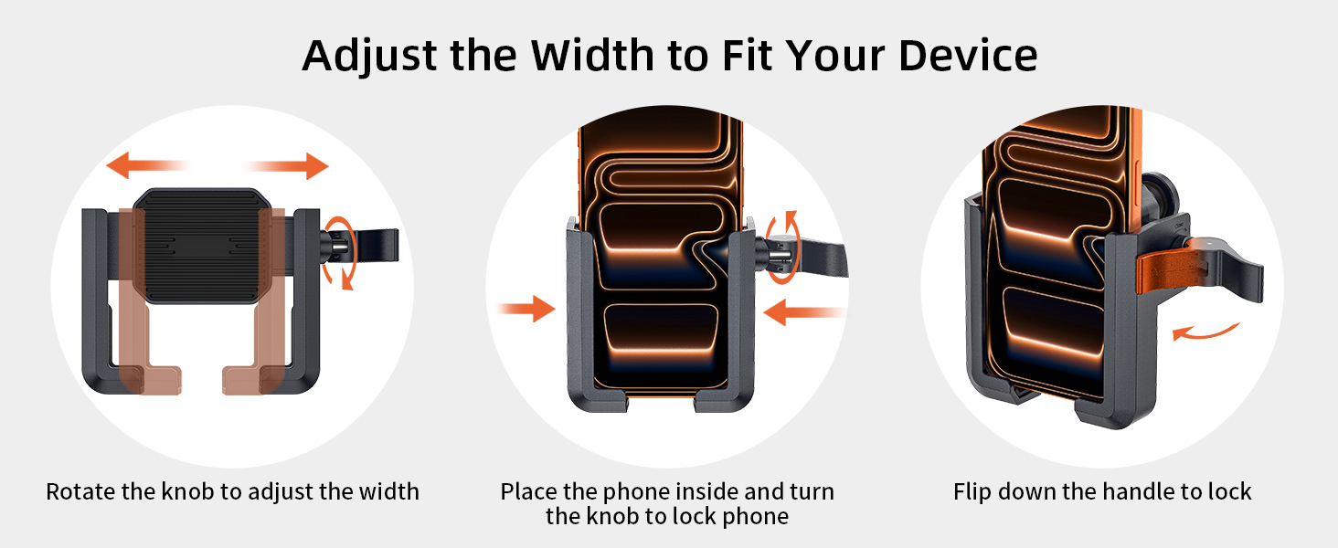 Support to adjust the width fit 4.7-7.2&amp;#39;&amp;#39; Phones.
