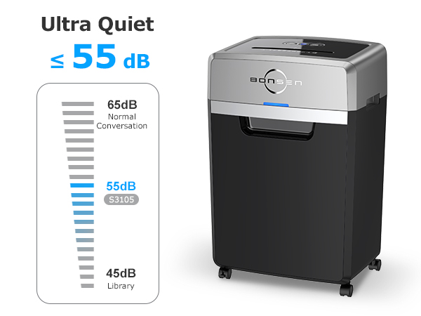 BONSEN Office Paper Shredder Heavy Duty