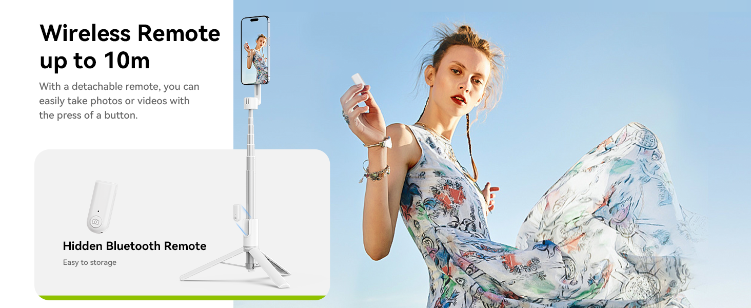 ULANZI 54'' Magnetic Selfie Stick Tripod Pro, All-in-One Phone Tripod w Magnetic Phone Holder 