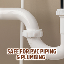 safe on pvc plumbing prevents rust