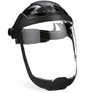 Sellstrom Face Shield Safety Mask, Clear, Polycarbonate Anti-Fog Window, UV-Blocking, Lightweight...