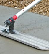 QLT By MARSHALLTOWN 48 Inch Magnesium Bull Float with Rock-It 2.0 Bracket, Extruded Magnesium All...