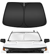 ARISMOTOR Windshield Sun Shade for Ch-evrolet Silverado 1500 2019-2025, Custom Fit Foldable Front...