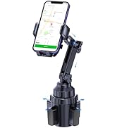 Easkkty Universal Car Cup Holder Phone Mount with Detachable Base &amp; Long Neck, 360° Rotating for ...