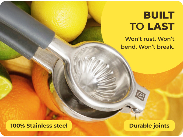 Stainless Steel Lemon Squeezer Kensington London
