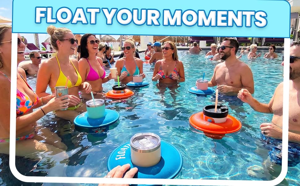 floating koozie floating drink cup