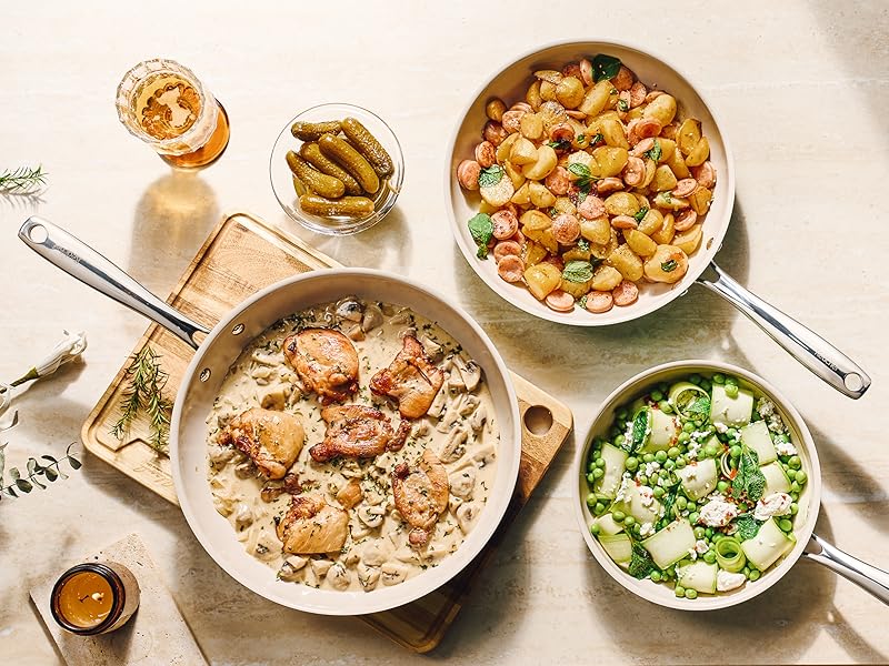 nonstick frying pan set