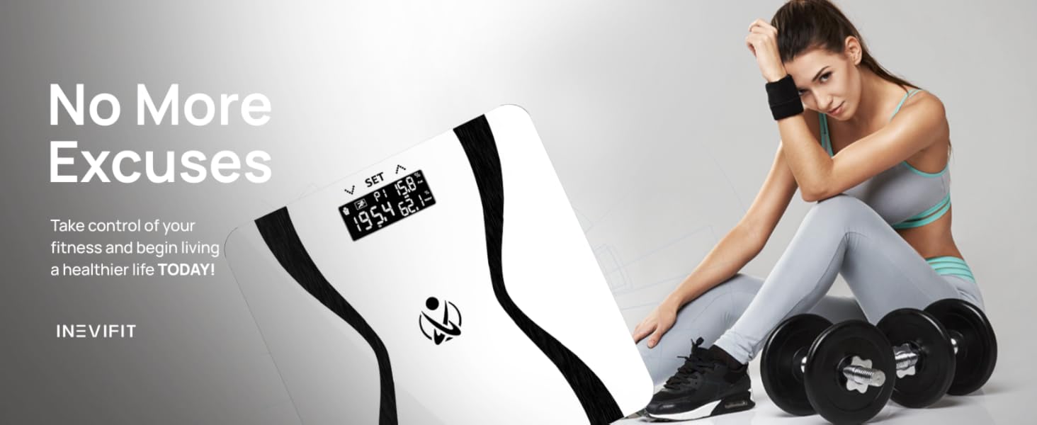 I-BA001W - INEVIFIT - Best Body Analyzer Scale - Premium A+