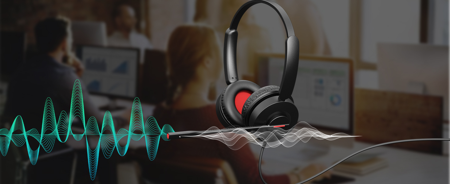 headset with microphone for PC 816B